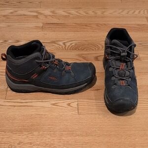 Kids Keen Waterproof Leather Hikers.